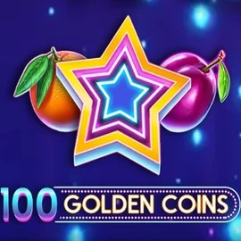 Official Slots logo: 100 Golden Coins by Amusnet Interactive at Glorious Bingo