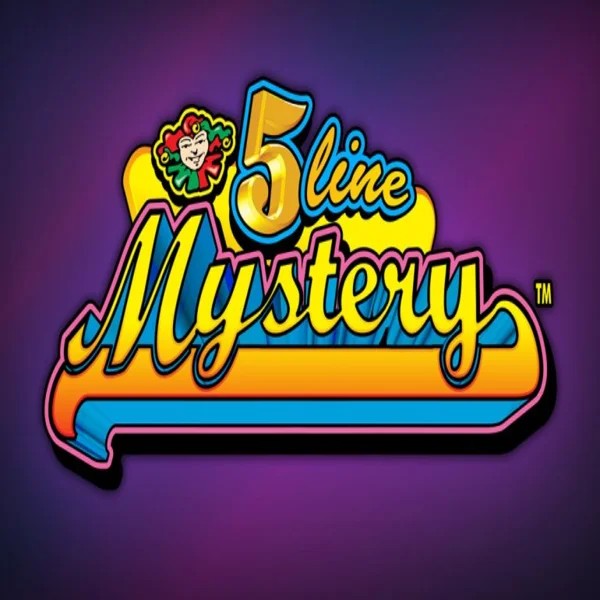 Official Slots logo: 5 Line Mystery by Eurocoin Interactive at Glorious Bingo