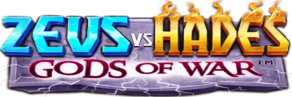 Zeus vs Hades: Gods of War logo by Pragmatic Play at Glorious Bingo